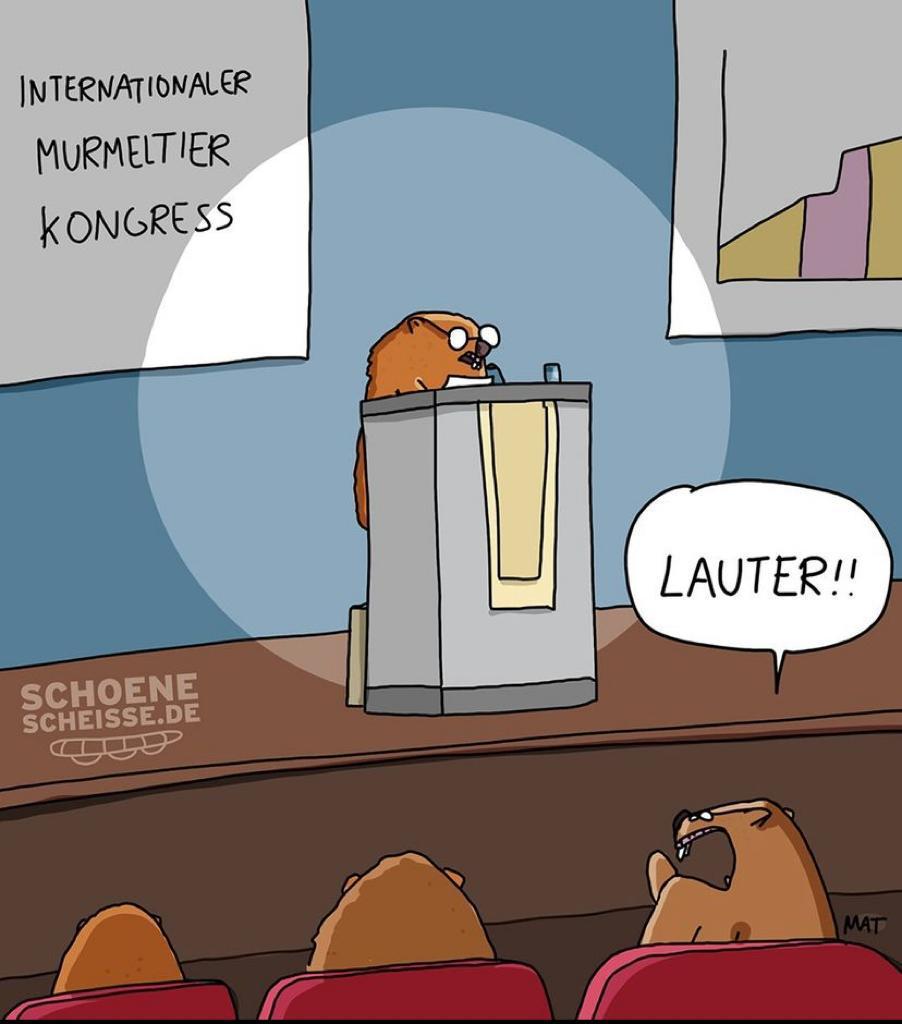 Murmelt das Murmeltier?